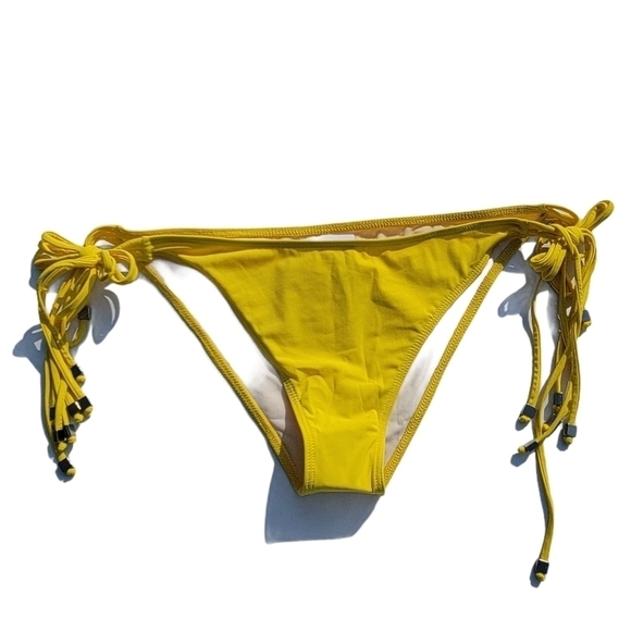 Koral Yellow Side Tie String Bikini▪︎L - Picture 8 of 8